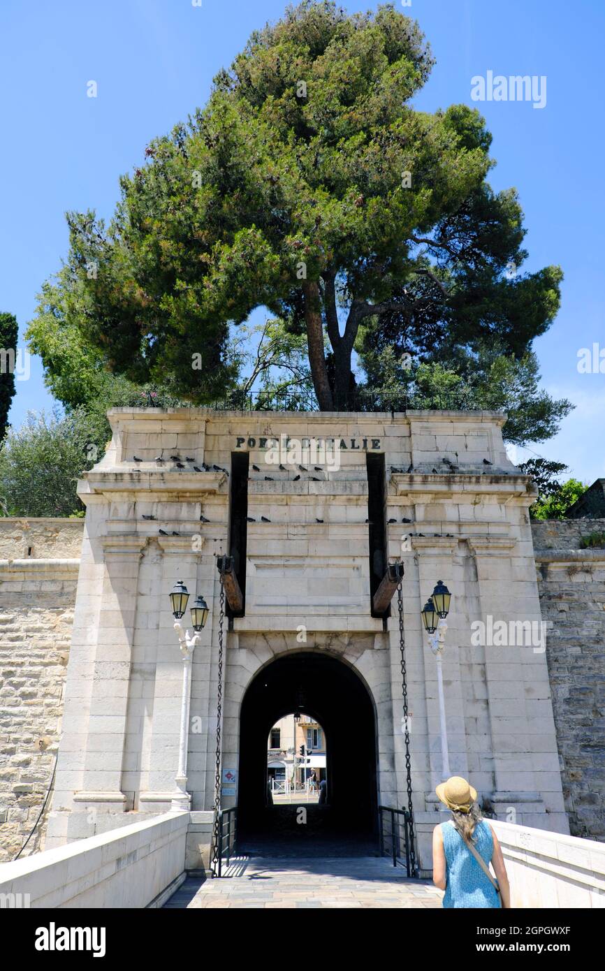 France, Var, Toulon, porte d'Italie du XVIIe au XVIIIe siècle Banque D'Images