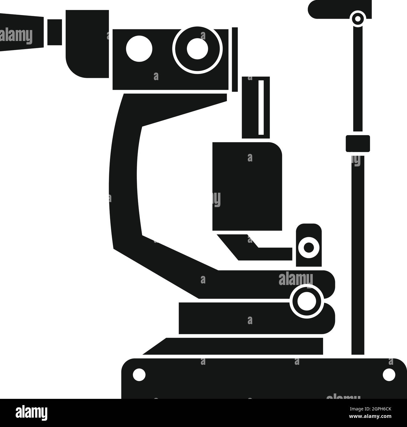 Phoropter, icône de style simple. Illustration de Vecteur