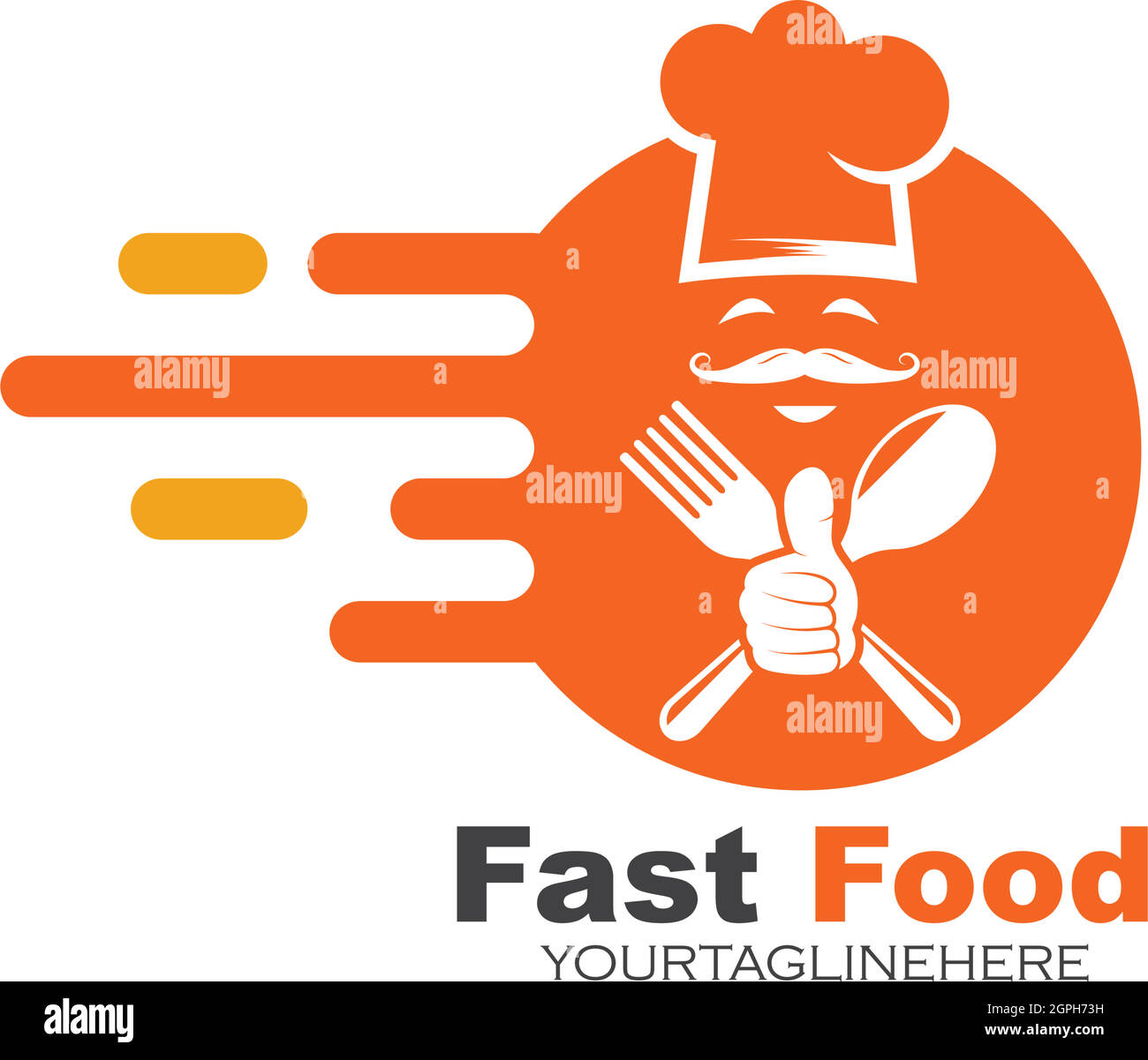 illustration vectorielle du logo du chapeau chef Illustration de Vecteur