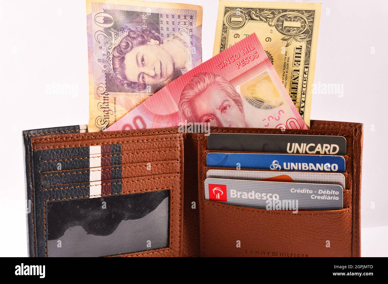 Voyage et échange de l'argent photo concept Banque D'Images