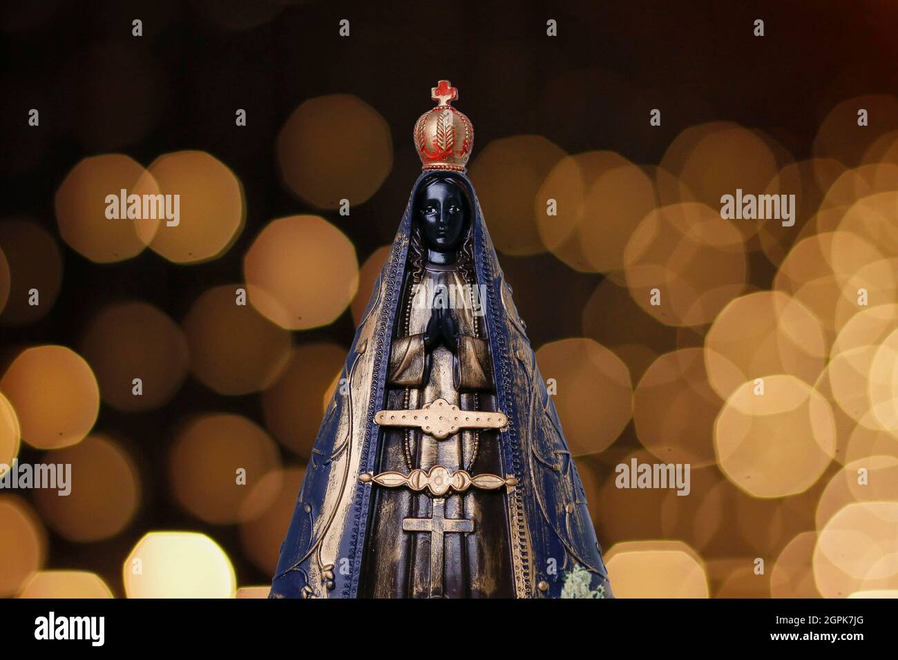 Statue de l'image de notre-Dame d'Aparecida, 'Nossa Senhora Aparecida' Banque D'Images