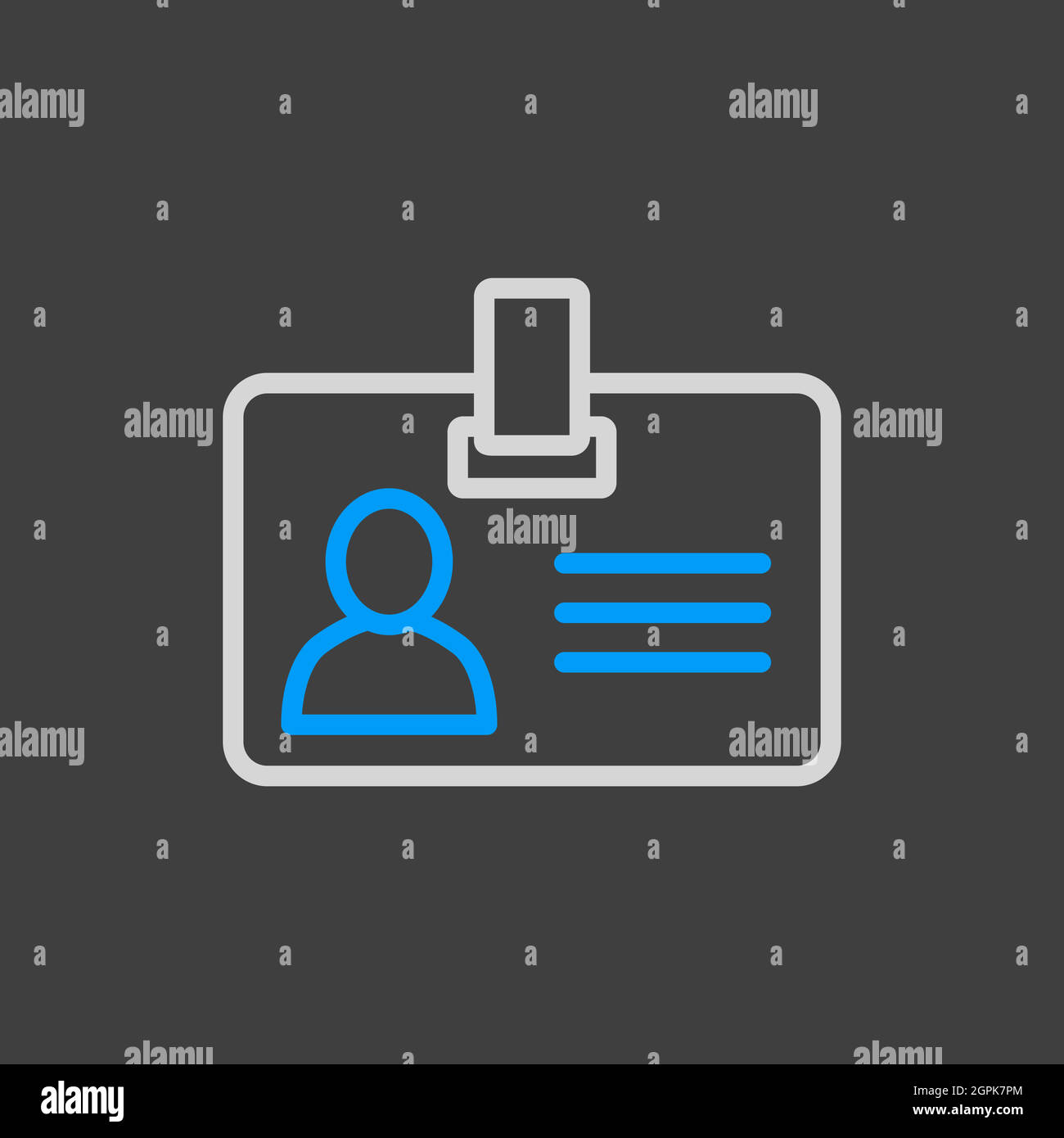Icône de vecteur de badge isolée sur le blanc Illustration de Vecteur