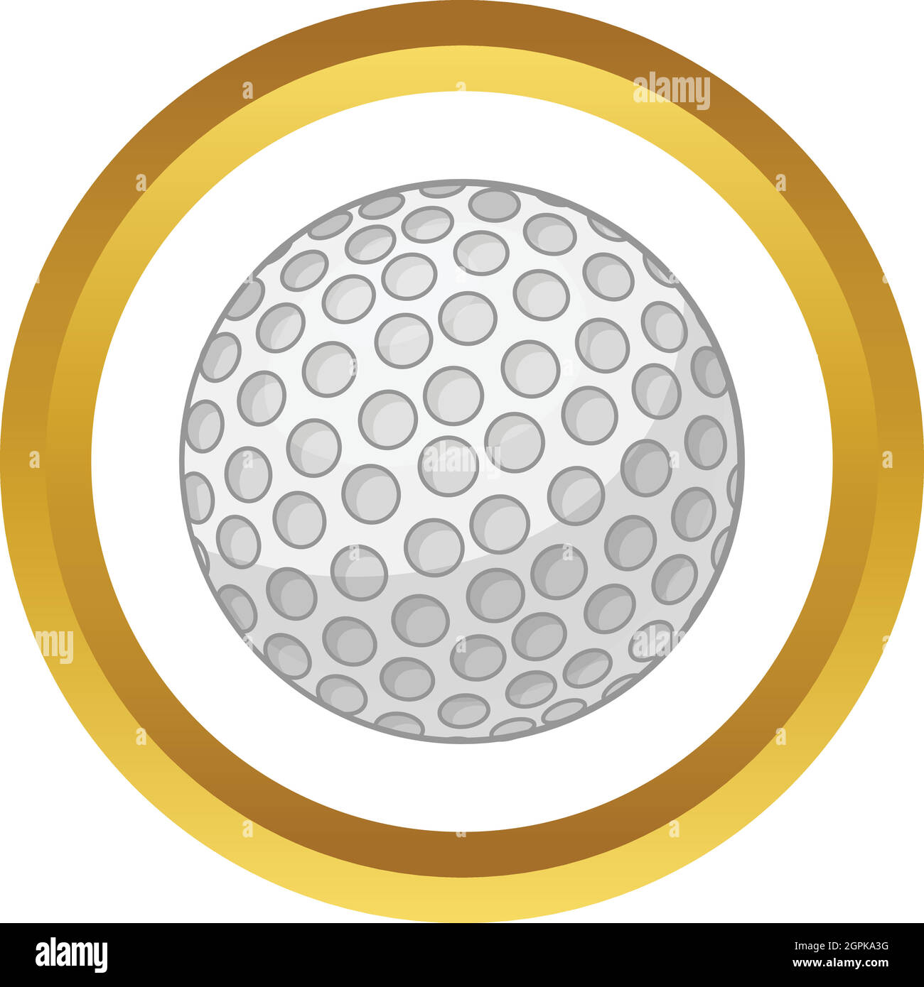 Balle de Golf icône vecteur Illustration de Vecteur