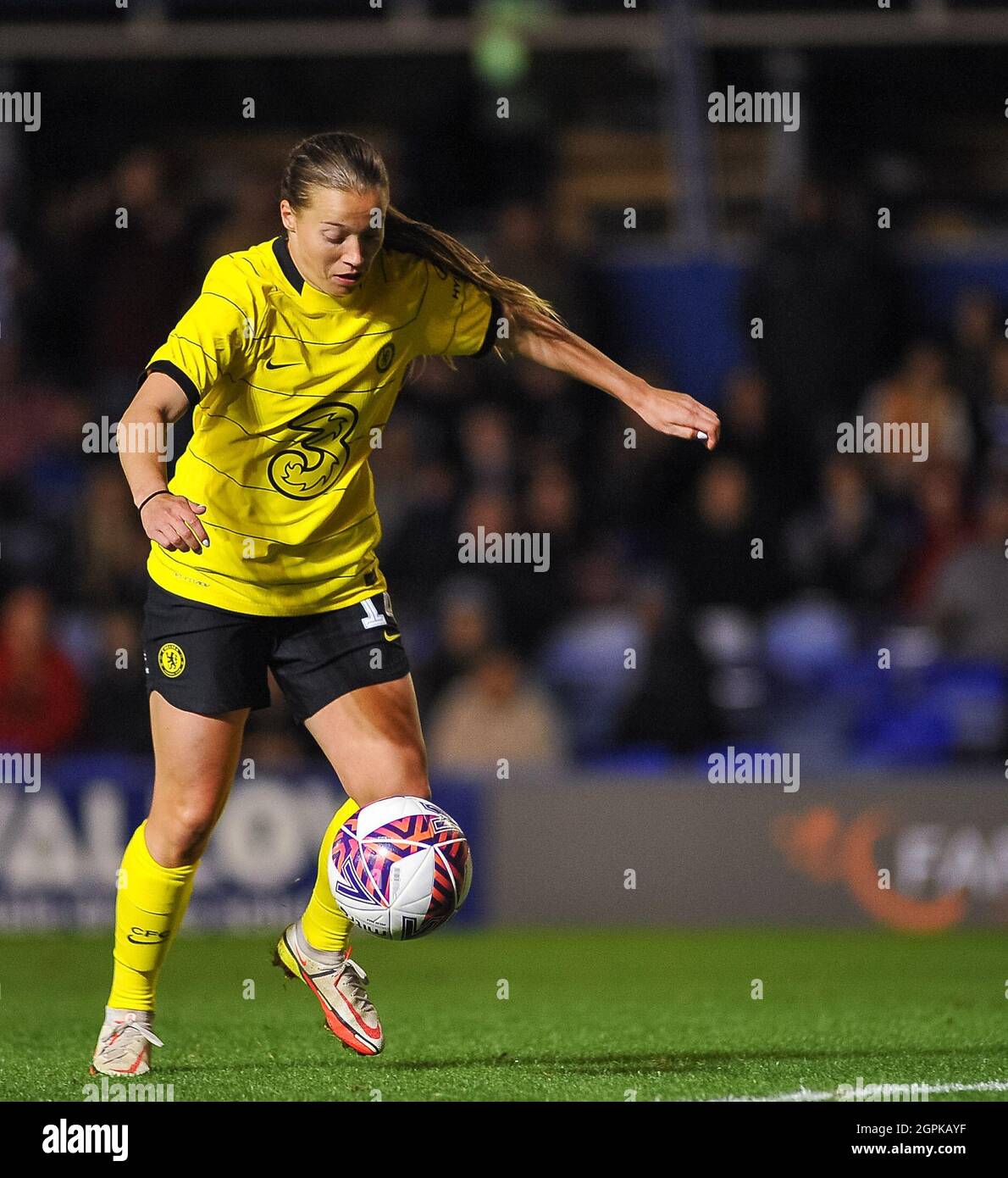 Fran Kirby (14 Chelsea) Lors du match de la coupe de football Womens 20/21 entre Birmingham City et Chelsea au stade St Andrews trillion Trophy, en Angleterre Banque D'Images