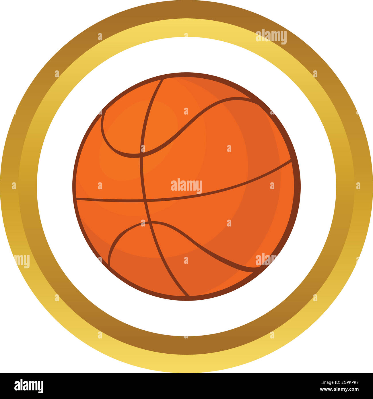 Basket-ball ball icône vecteur Illustration de Vecteur