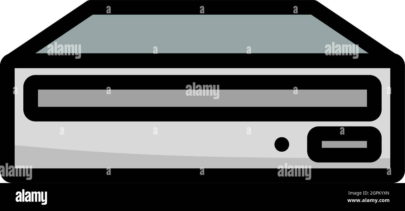 Icône CD-ROM Illustration de Vecteur
