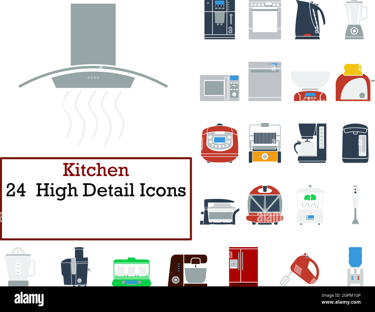 Icon Set de cuisine Illustration de Vecteur