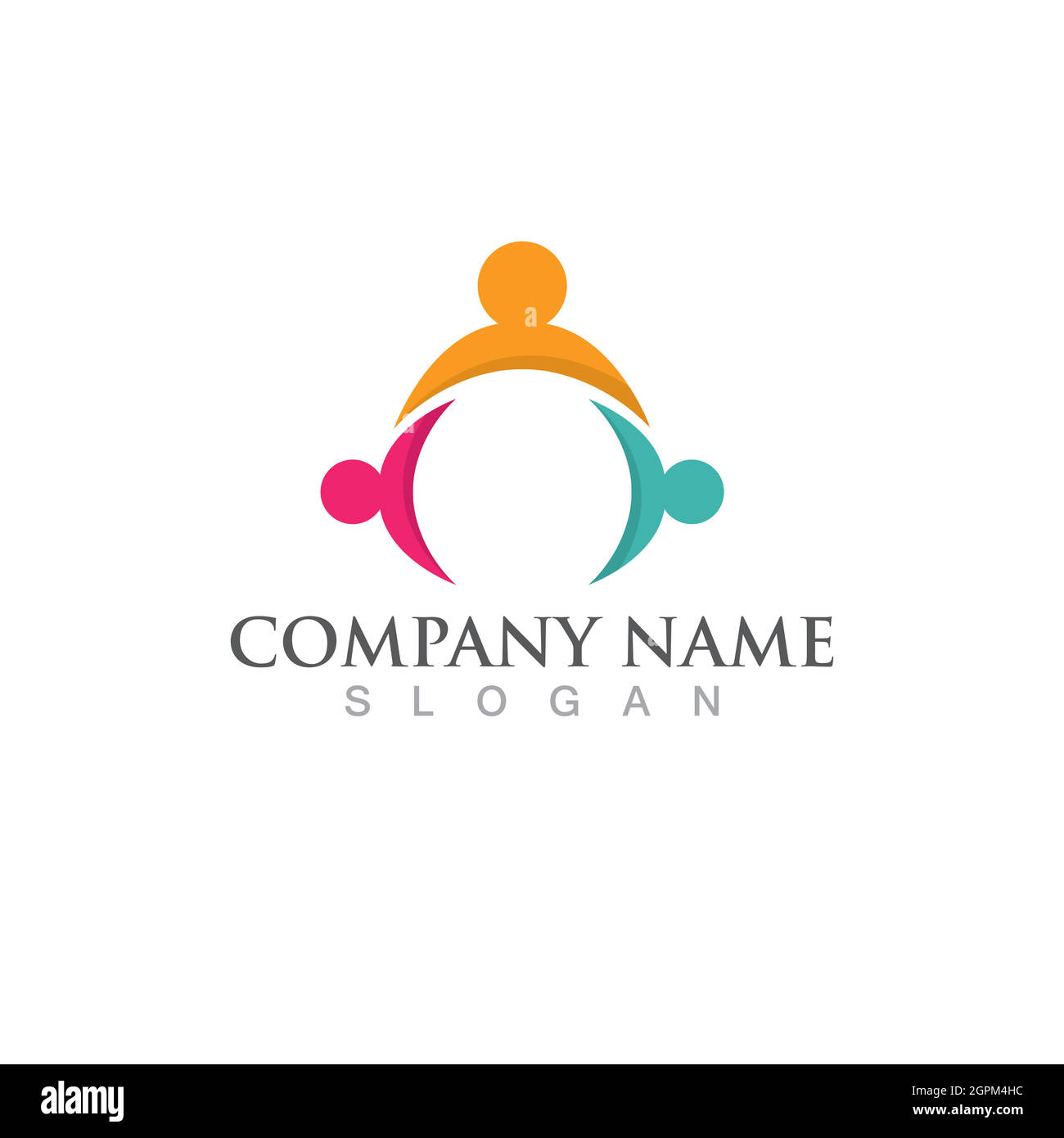 Communauté, réseau et icône sociale Illustration de Vecteur