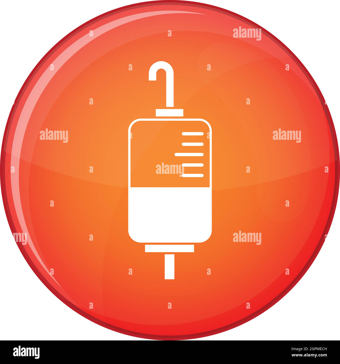 Don de sang, l'icône de style plat Illustration de Vecteur
