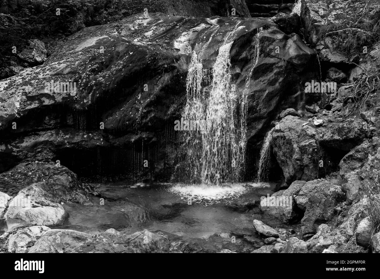 cascade dans les alpes bavaroises Banque D'Images