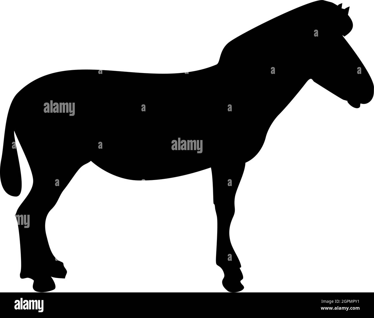 Silhouette zébrée support animal debout noir couleur vecteur illustration image de style plat Illustration de Vecteur Silhouette zébrée support animal debout noir couleur vecteur illustration image de style plat Illustration de Vecteur