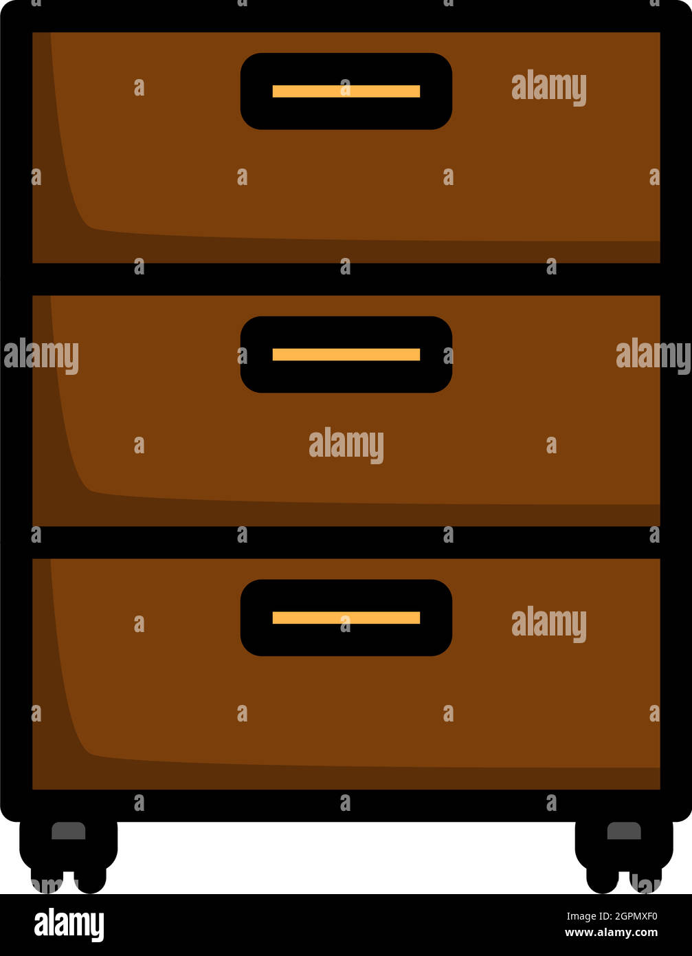 Icône Office Cabinet Illustration de Vecteur