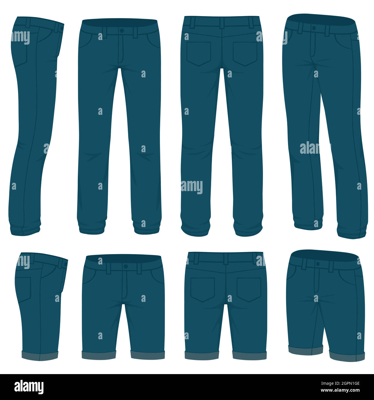 Jeans Illustration de Vecteur