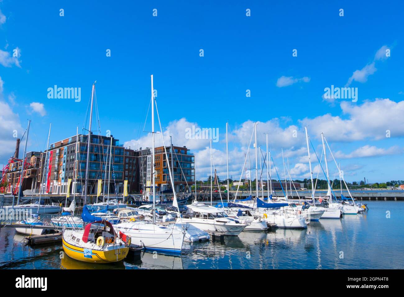 Port Nowlfner, Nowrlneri kvartal, quartier de Nobwlfner, Tallinn, Estonie Banque D'Images