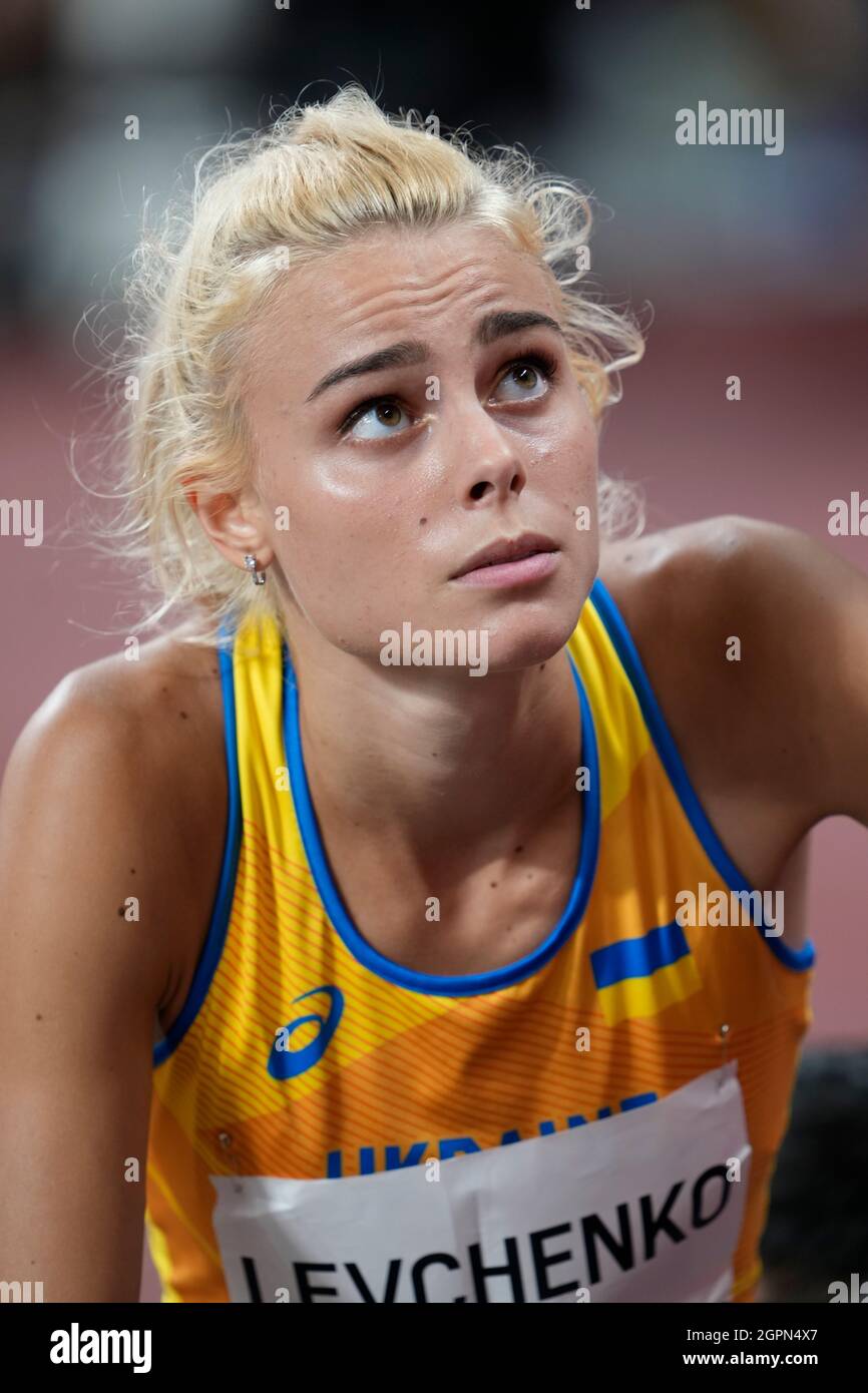 Yuliya Levchenko participant au saut en hauteur aux Jeux Olympiques de