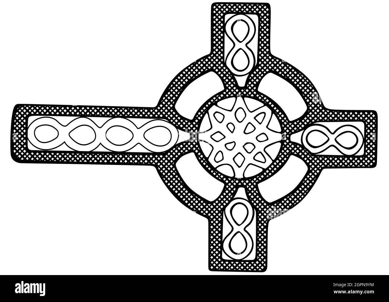 Croix celtique Illustration de Vecteur