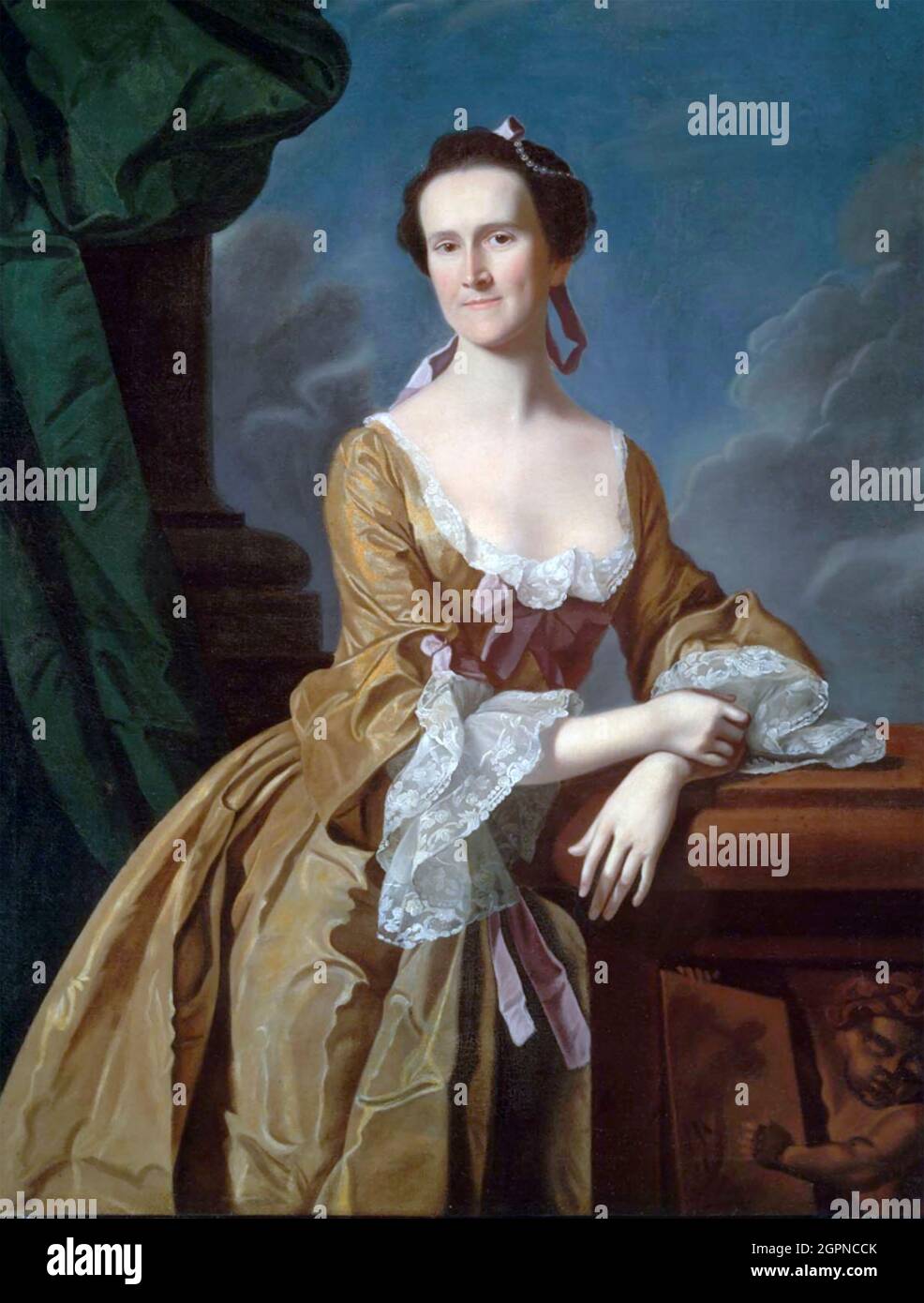KATHARINE GREENE AMORY (1731-1777) qui a tenu un journal intime pendant la Révolution américaine Banque D'Images