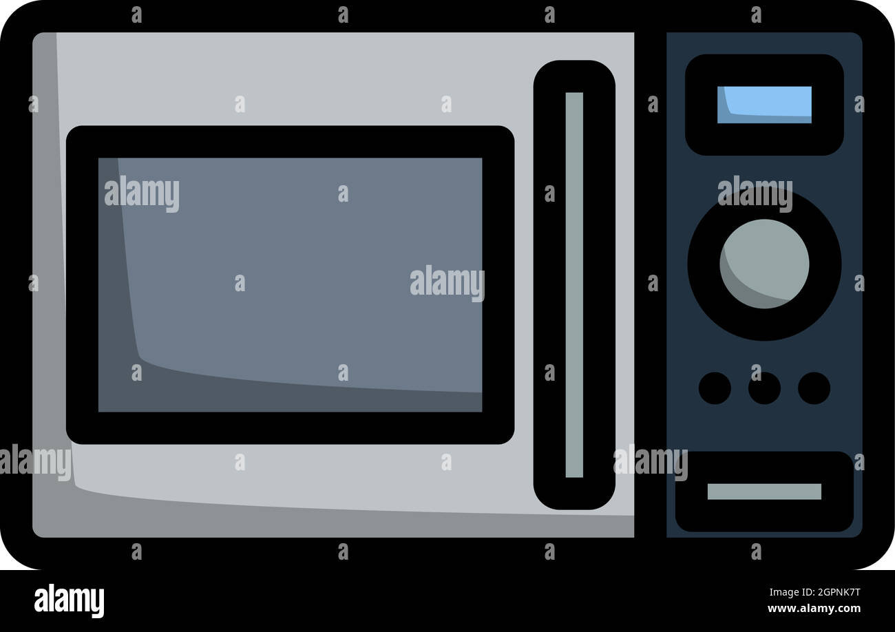 Icône four micro-ondes Illustration de Vecteur