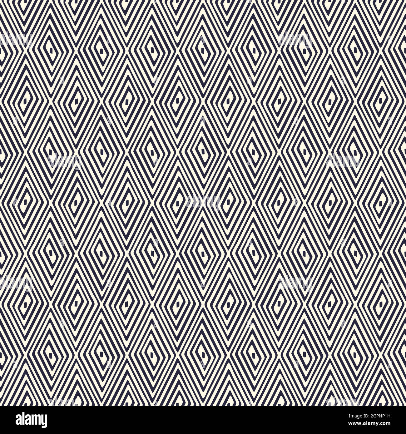 Motif monochrome Rhombus Illustration de Vecteur
