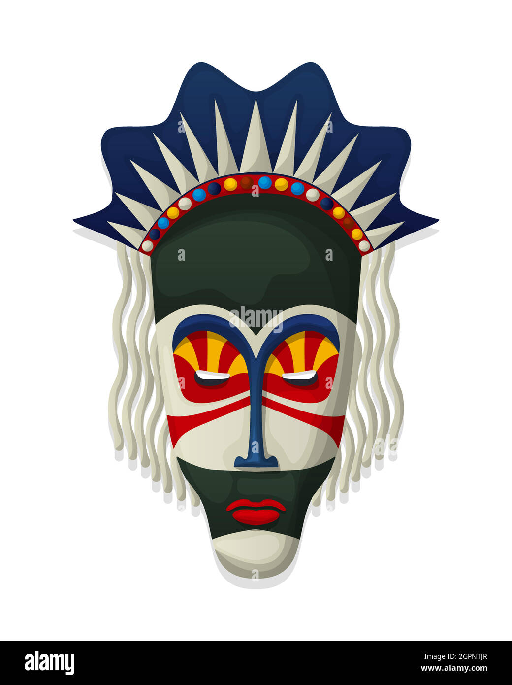 Masque tribal vectoriel 21 Illustration de Vecteur