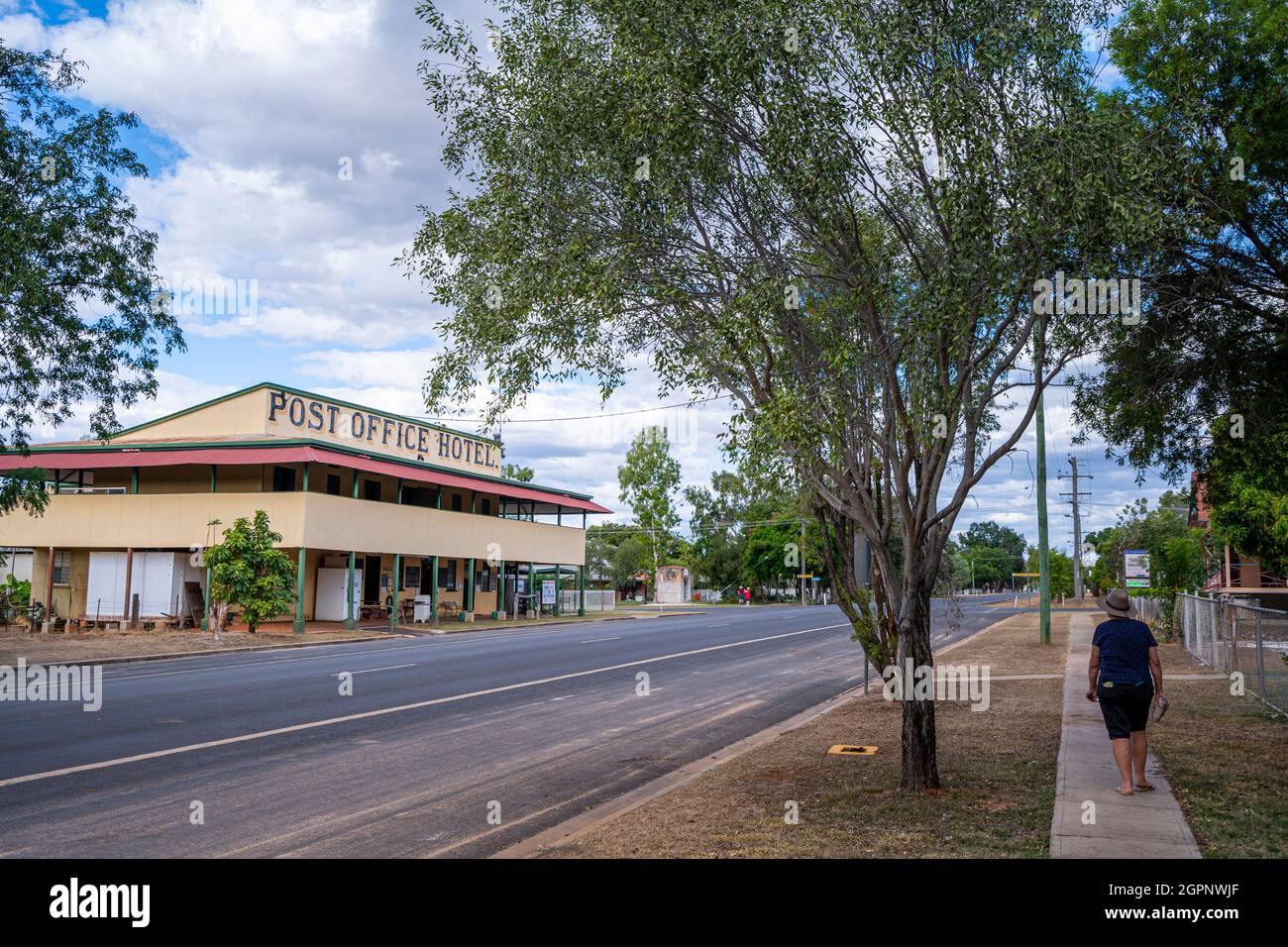 Hôtel de poste dans la petite ville rurale de Chillagoe, Queensland du Nord, Australie Banque D'Images