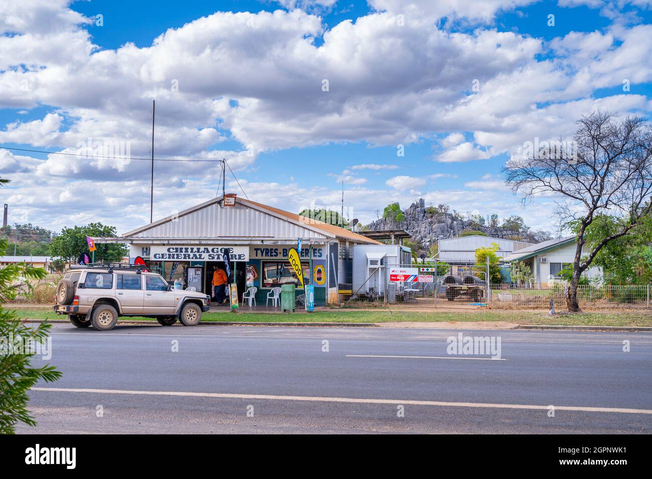 Magasin général dans la petite ville rurale de Chillagoe, dans le nord du Queensland, en Australie Banque D'Images