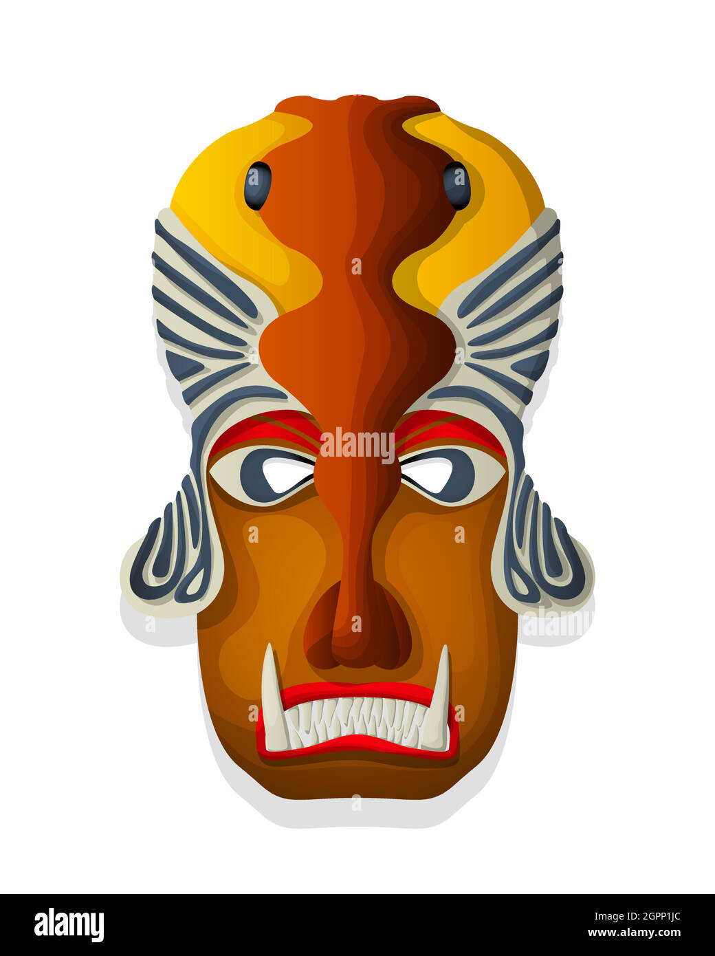 Masque tribal vectoriel 23 Illustration de Vecteur
