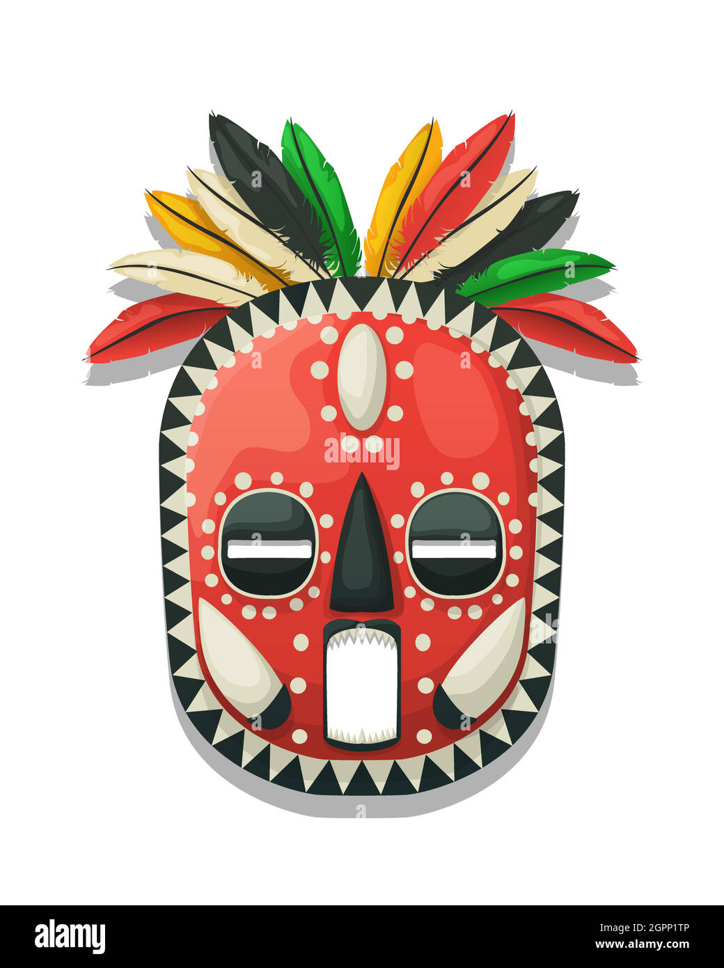 Masque tribal vectoriel 10 Illustration de Vecteur