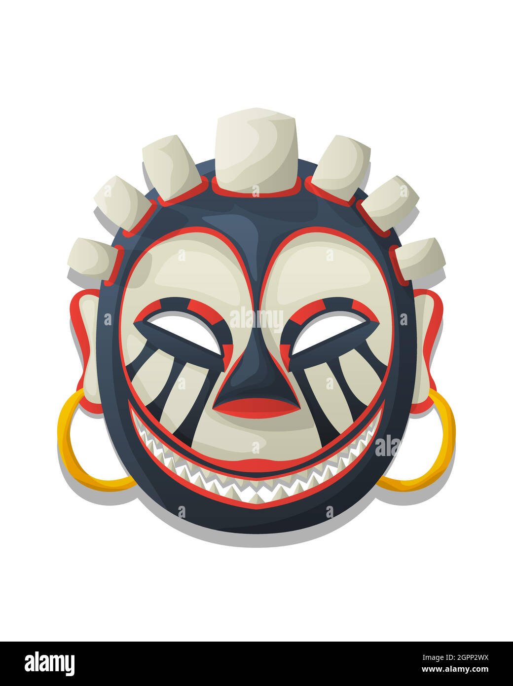 Masque tribal vectoriel 12 Illustration de Vecteur