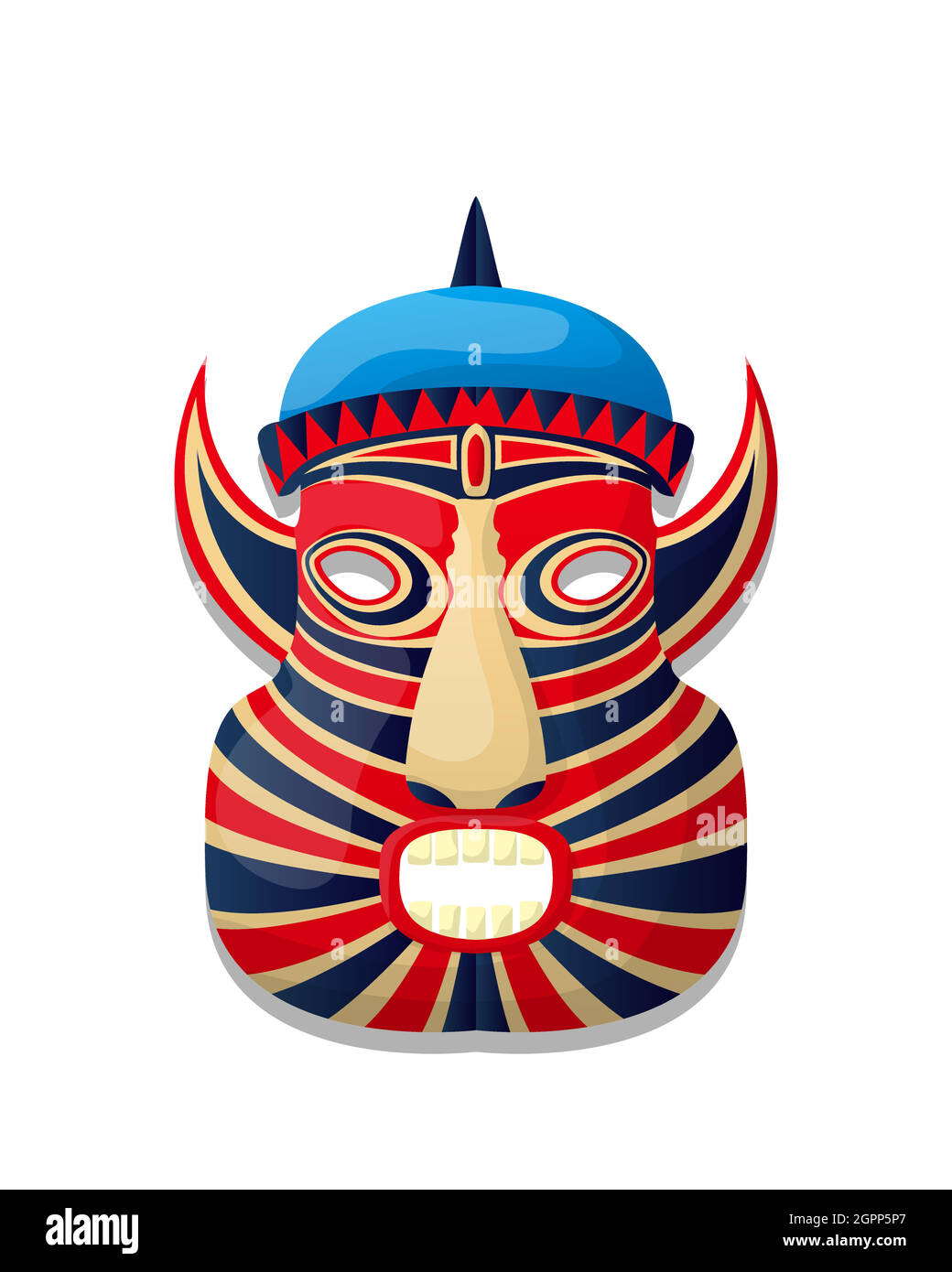 Masque tribal vectoriel 4 Illustration de Vecteur