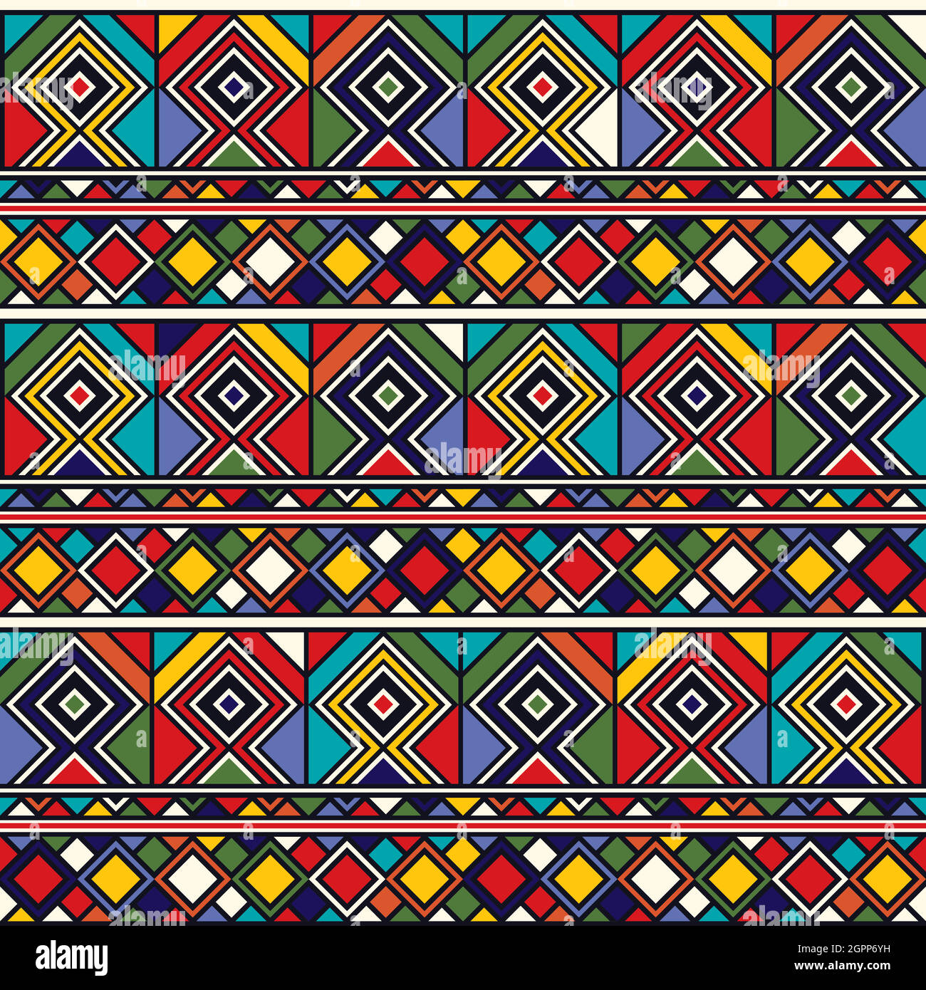 Modèle ethno africain Illustration de Vecteur