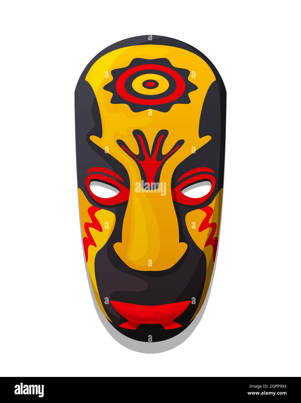 Masque tribal vectoriel 9 Illustration de Vecteur