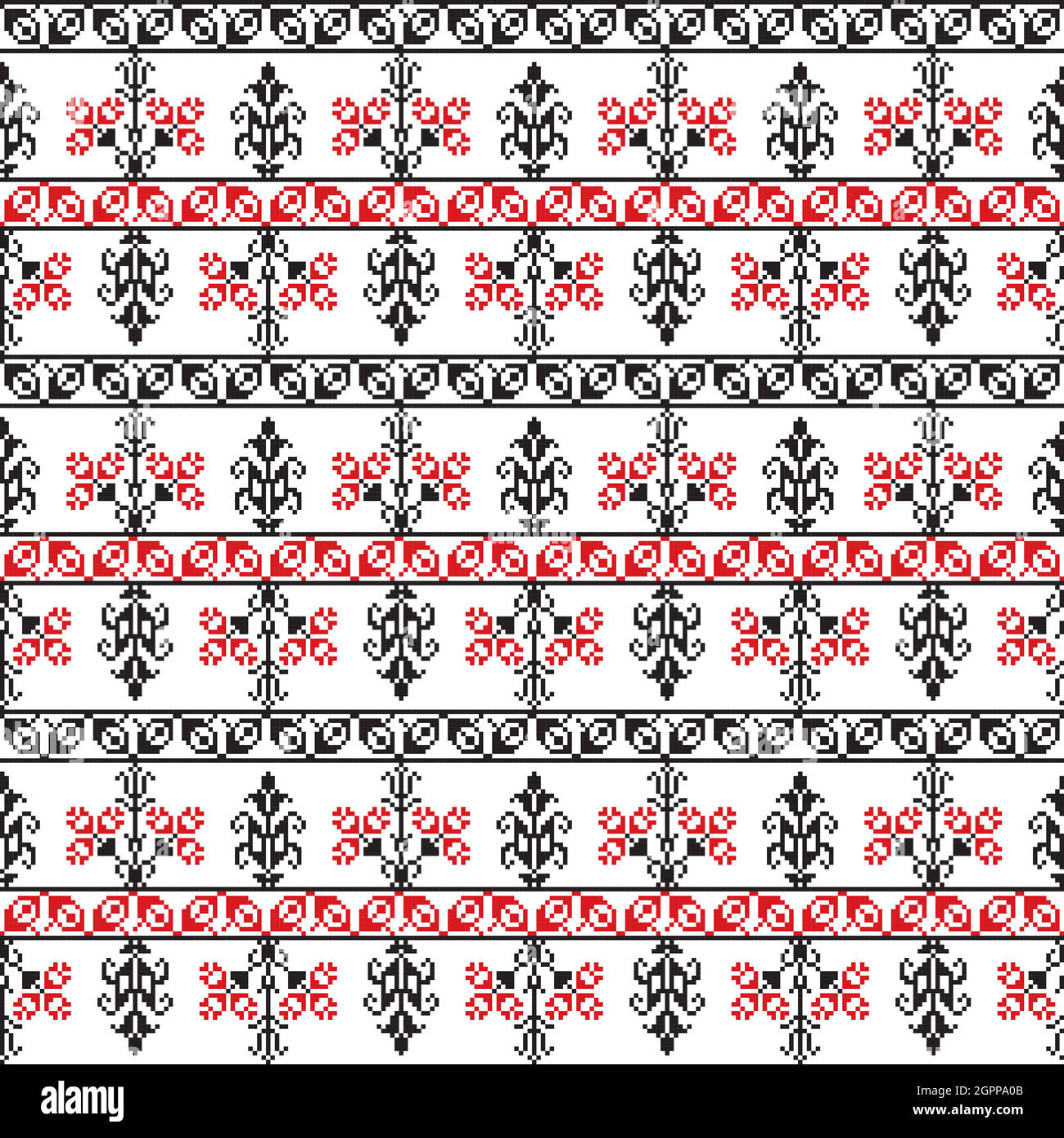 Motif traditionnel roumain Illustration de Vecteur