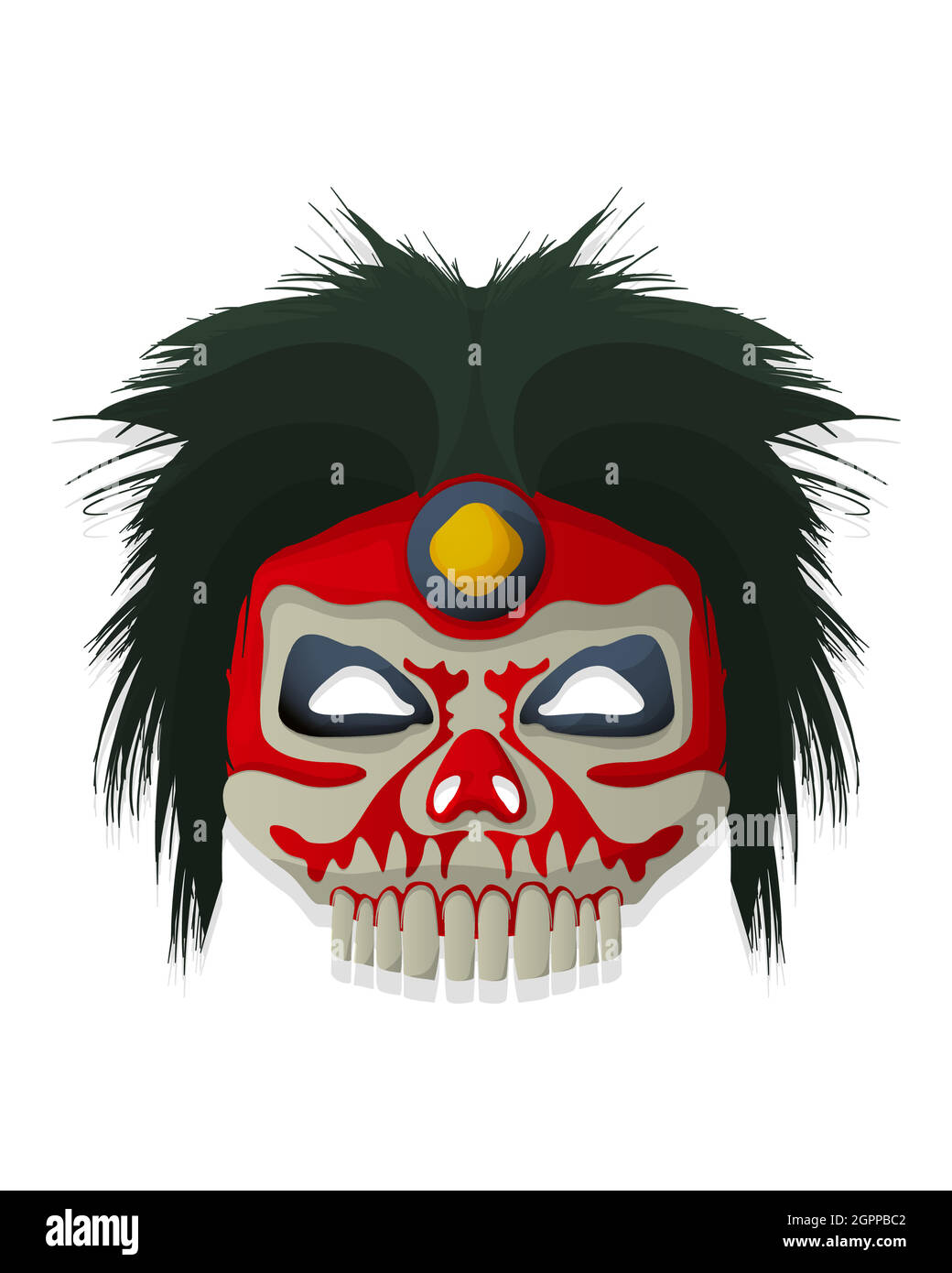 Masque tribal vectoriel 17 Illustration de Vecteur