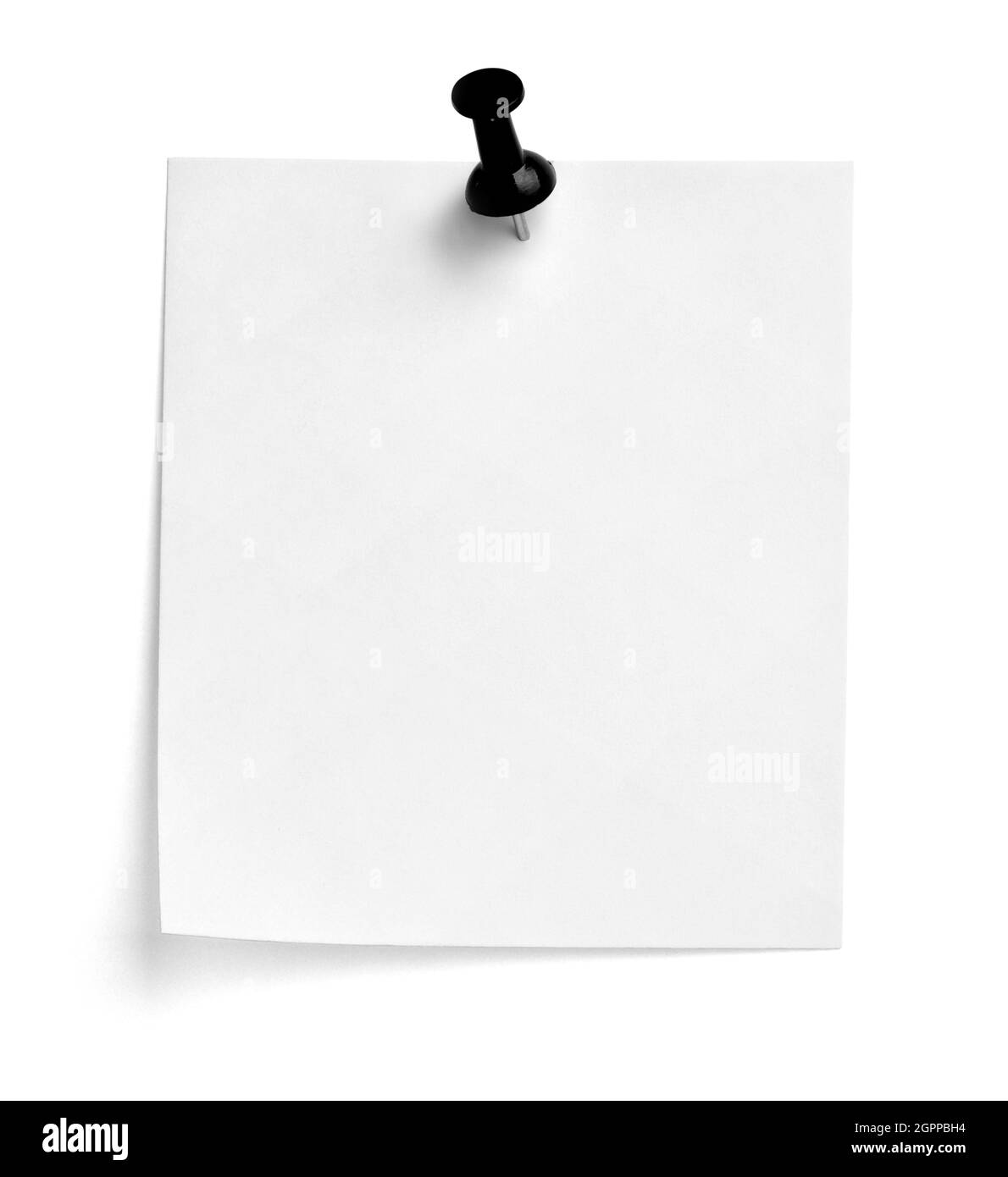 notez le message « punaise » sur papier rouge blanc noir Banque D'Images