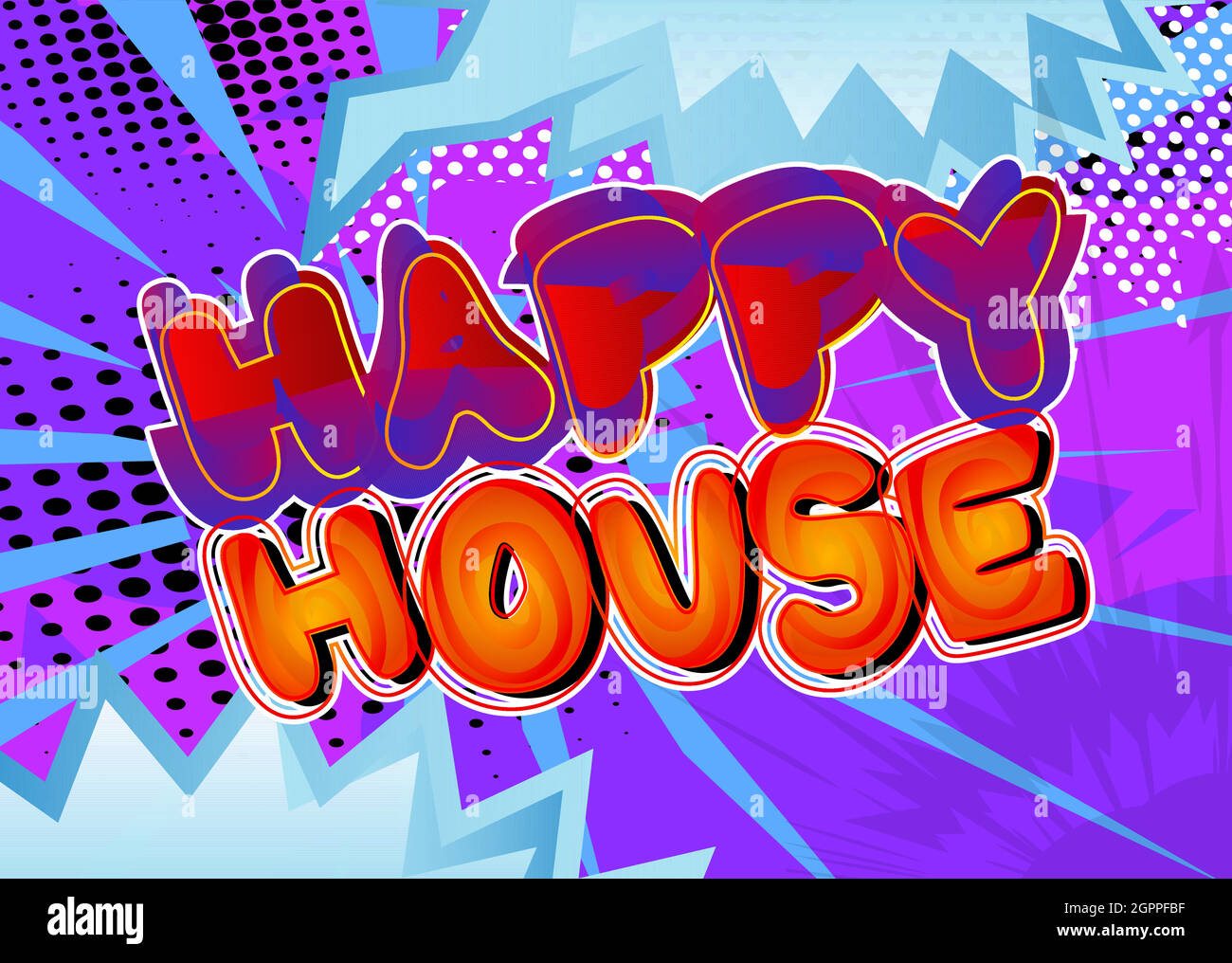 Happy House Illustration de Vecteur