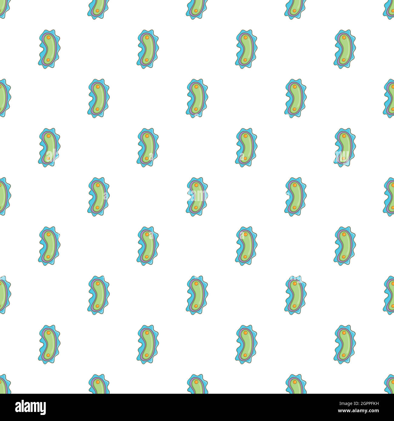 Ovule, motif style cartoon Illustration de Vecteur