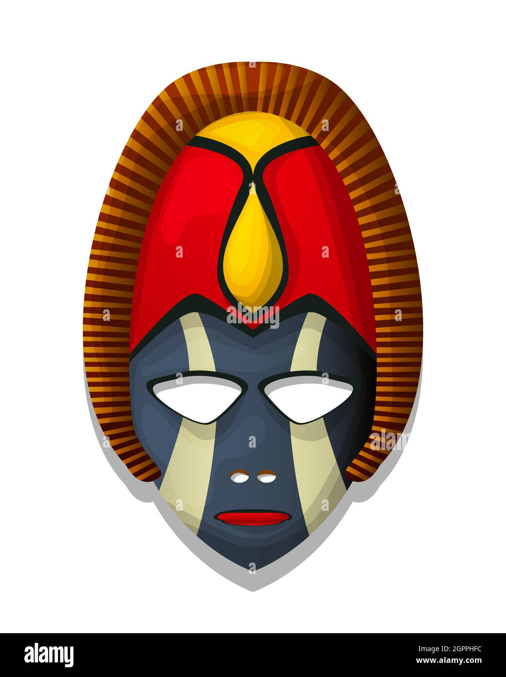 Masque tribal vectoriel 11 Illustration de Vecteur