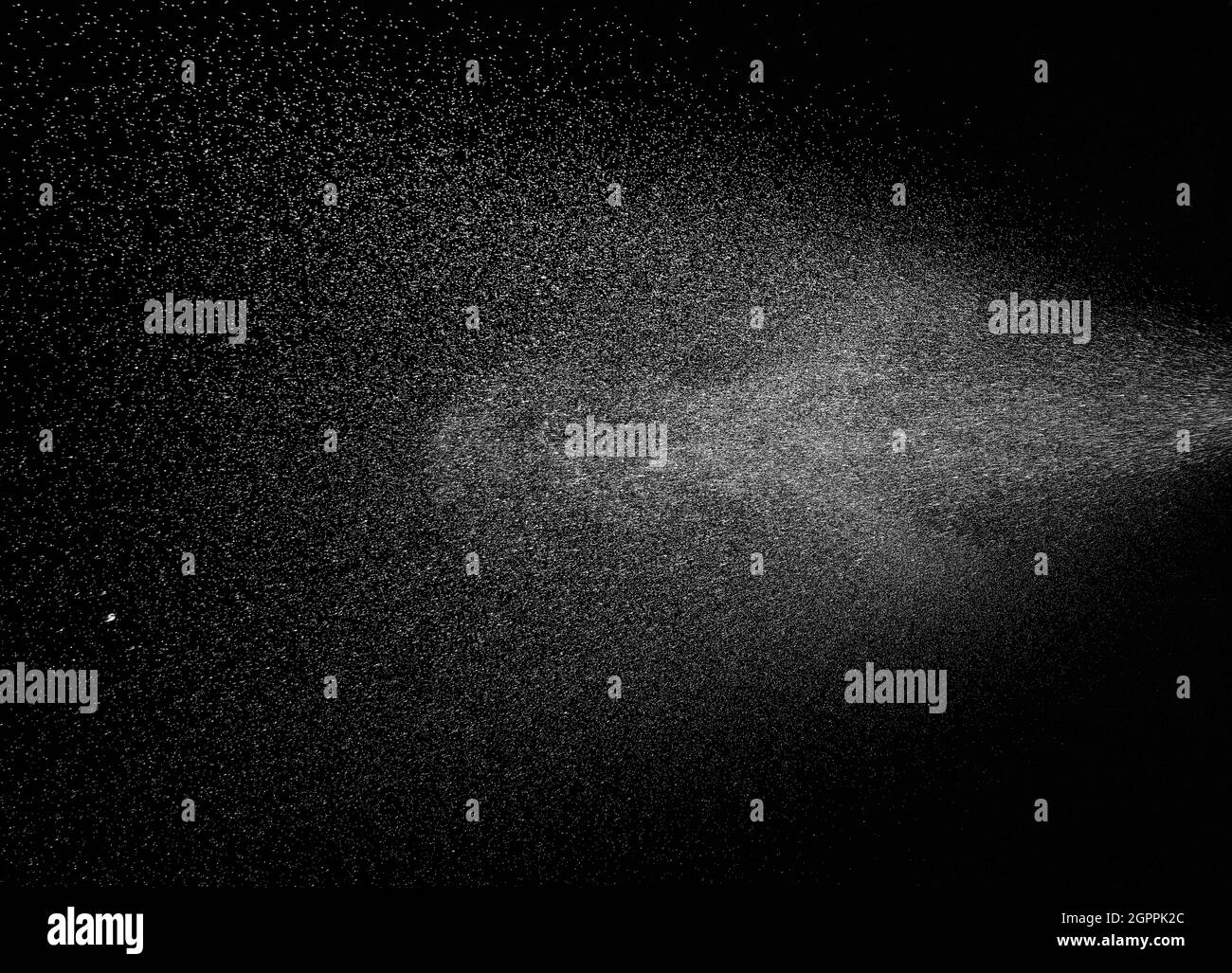 jet d'eau goutte vapeur goutte air brouillard Banque D'Images