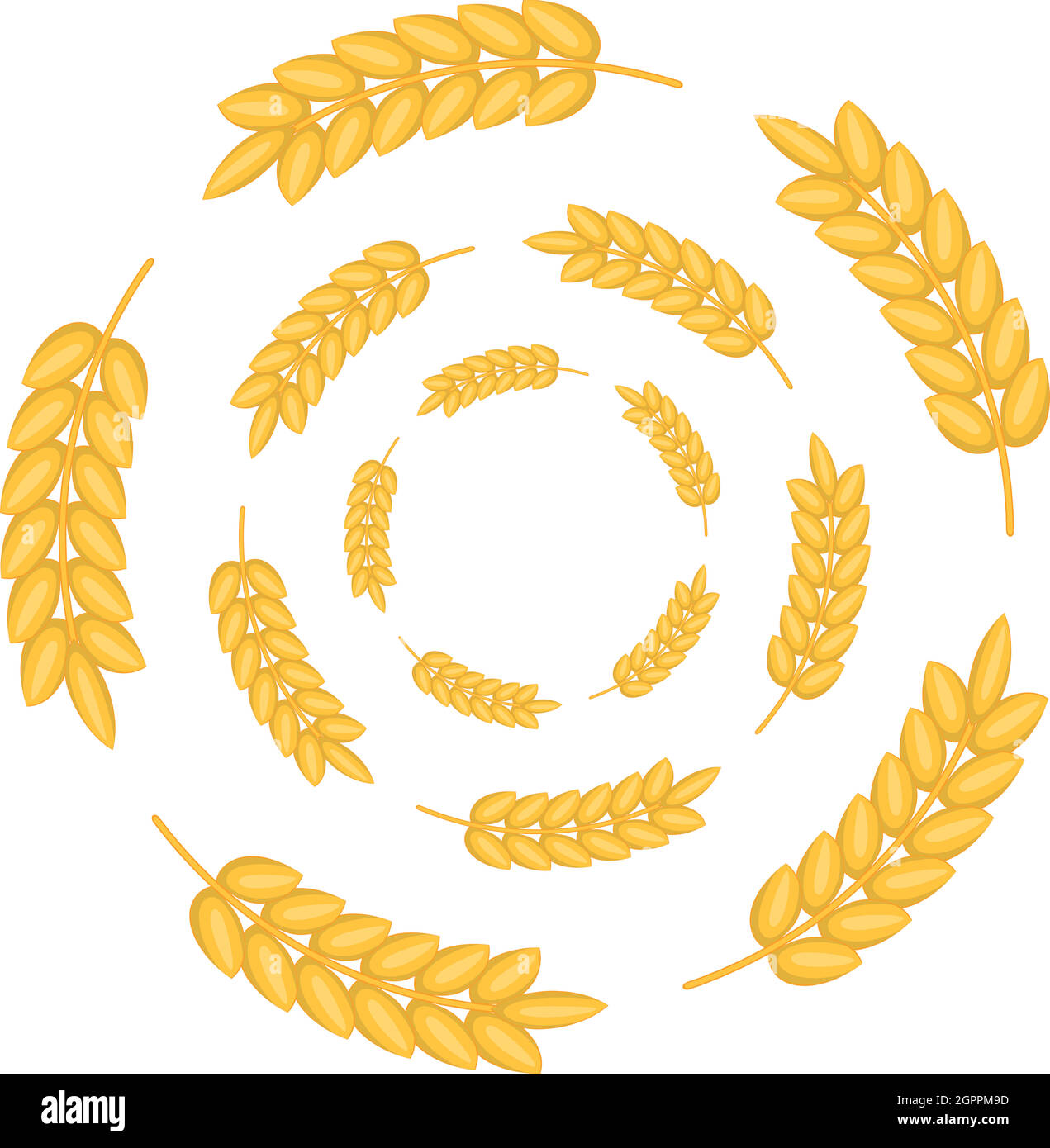 Cadre d'oreilles rondes, icône de style cartoon Illustration de Vecteur