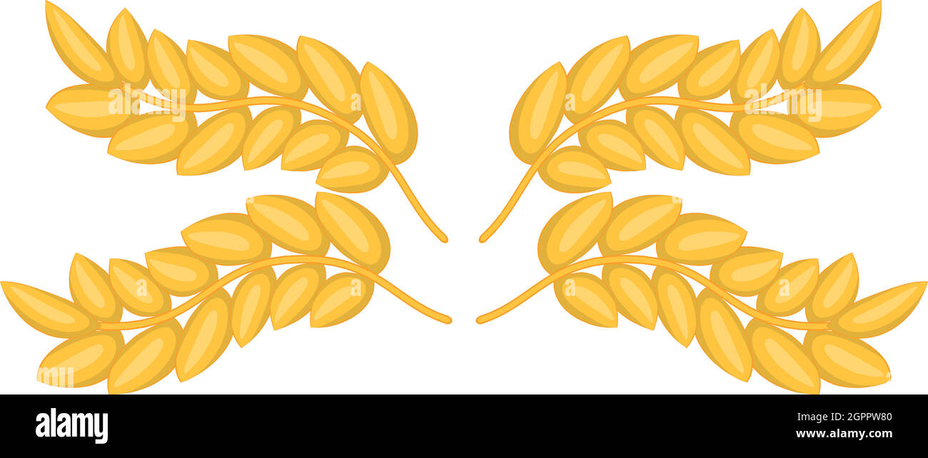 Les oreilles, l'icône modèle cartoon style Illustration de Vecteur