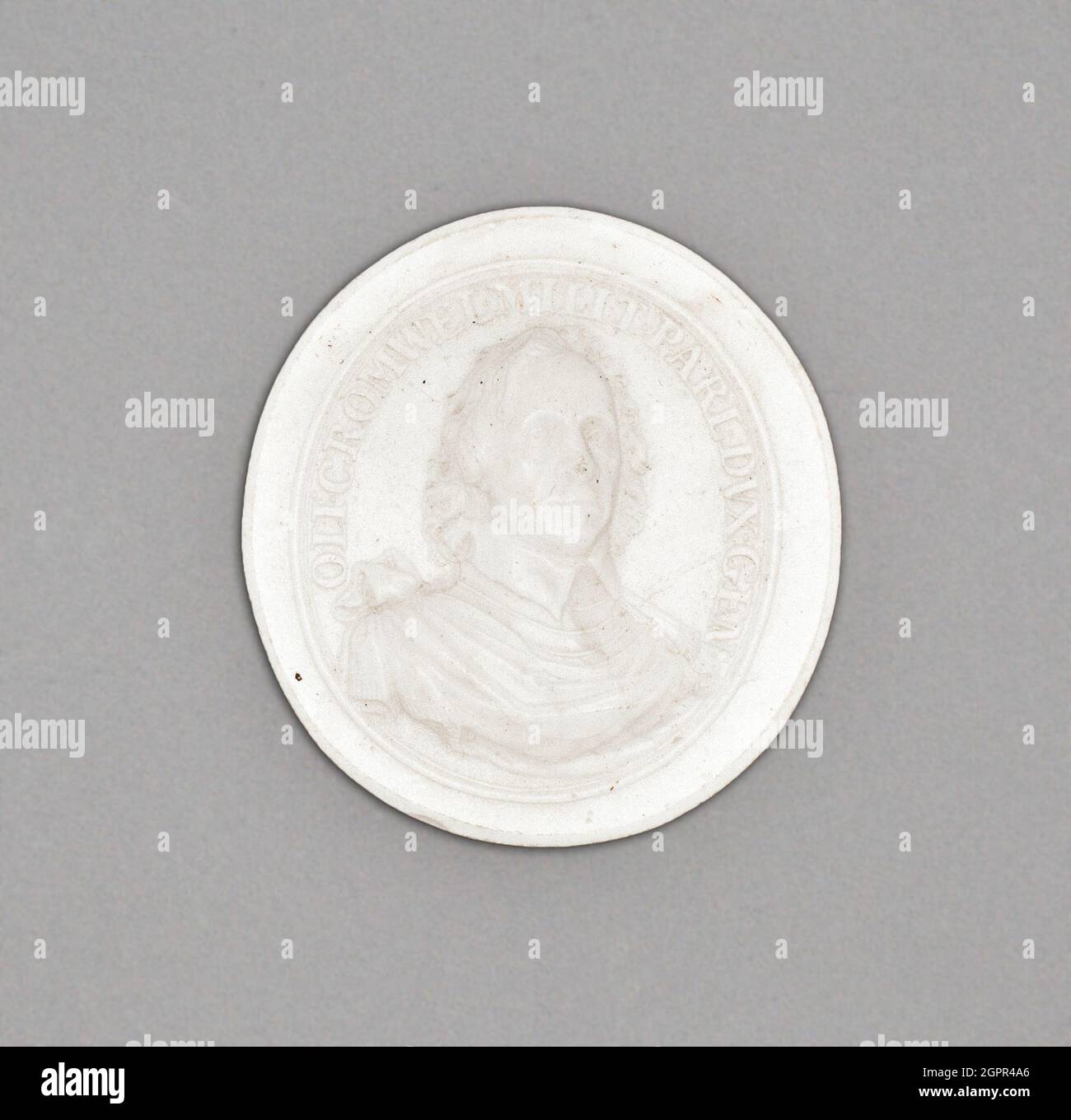 Caméo avec Portrait d'Oliver Cromwell, Burslem, fin du XVIIIe siècle. Banque D'Images