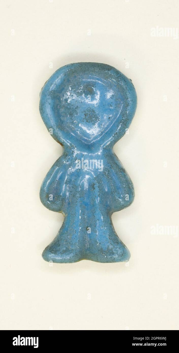 Amulet de Tyet (Isis Knot), Égypte, période tardive, dynastie 26 (664-525 BCE). Banque D'Images