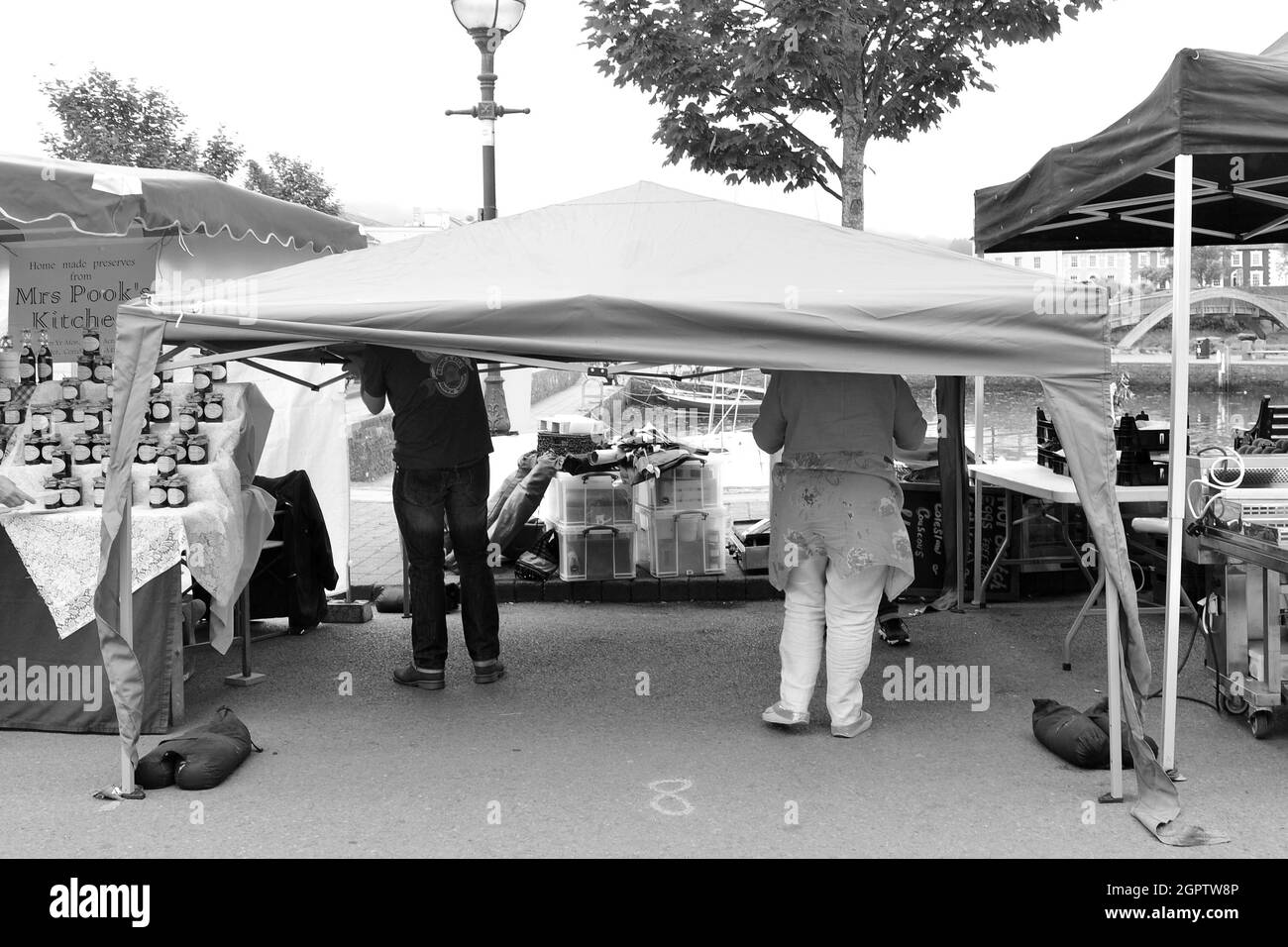 Festival des fruits de mer de Cardigan Bay, Aberaeron, Ceredigion 9 juillet 2017 Banque D'Images