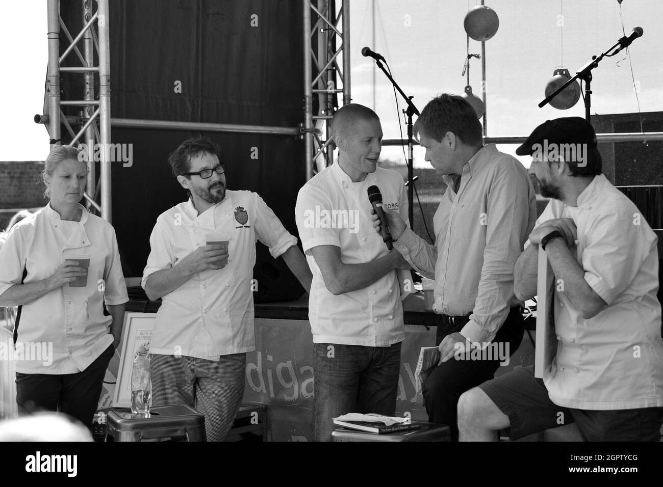 Festival des fruits de mer de Cardigan Bay, Aberaeron, Ceredigion 9 juillet 2017 Banque D'Images