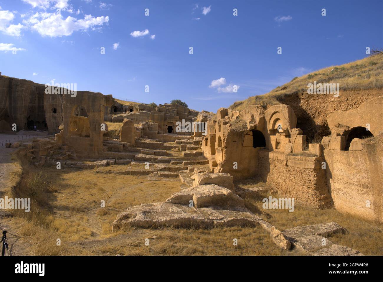 Ancienne ville de Dara à Mardin Banque D'Images