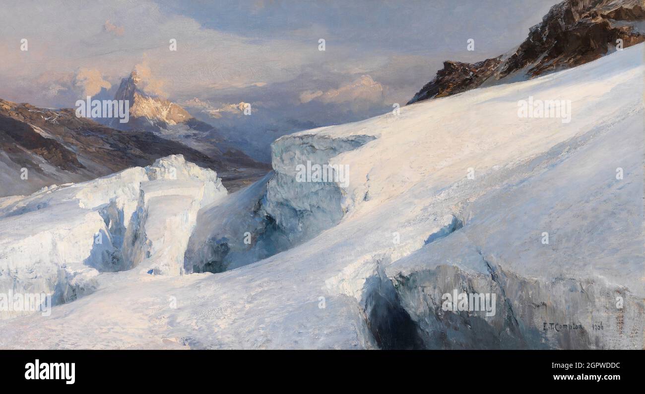Plateau du glacier, 1906. Collection privée. Banque D'Images