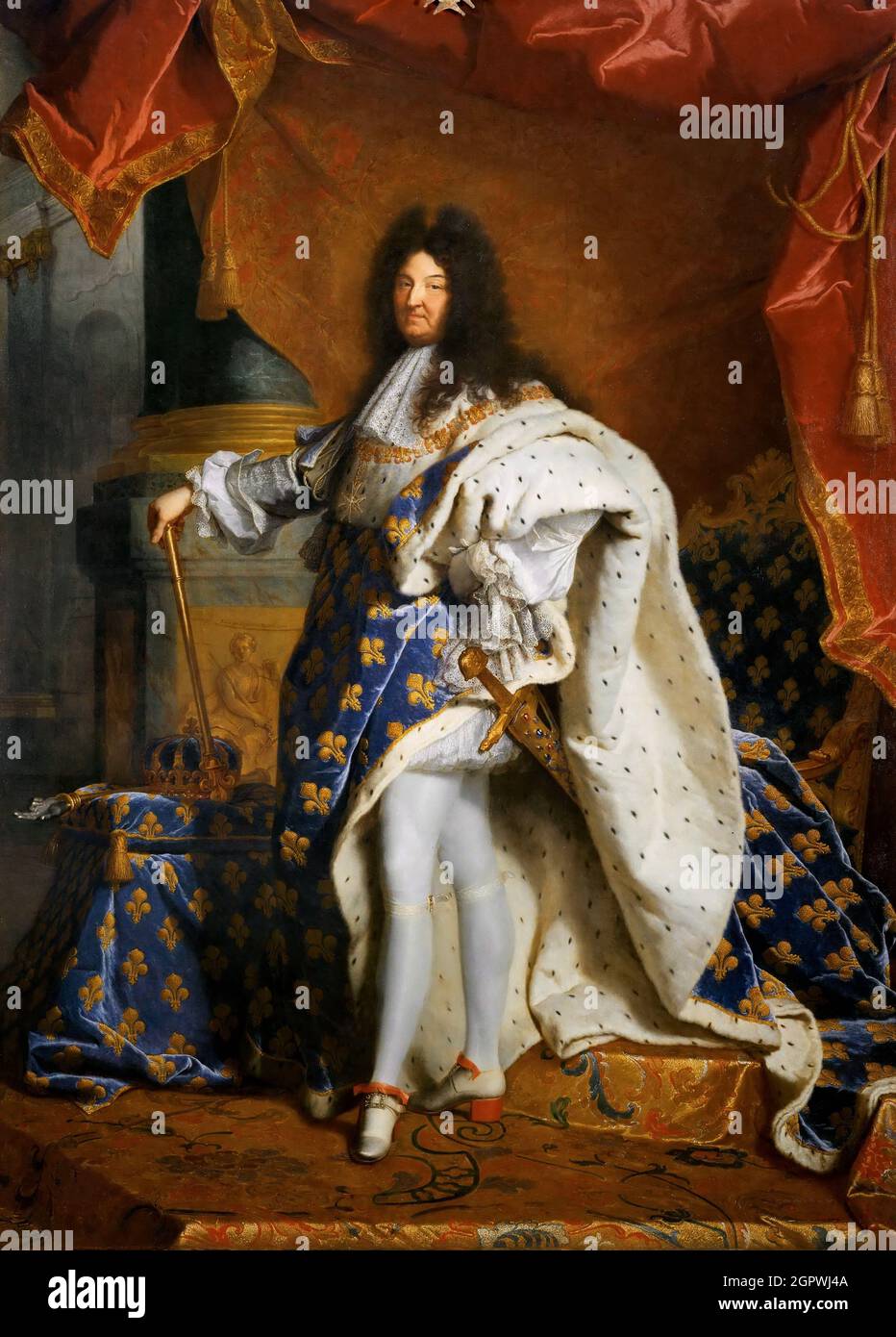 Louis XIV, roi de France (1638-1715), 1701. Trouvé dans la Collection du Musée&#xe9;e du Louvre, Paris. Banque D'Images