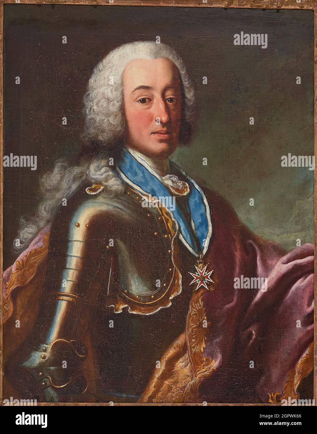 Max Emanuel Freiherr von und zu Sandizell (1702-1778). Collection privée. Banque D'Images