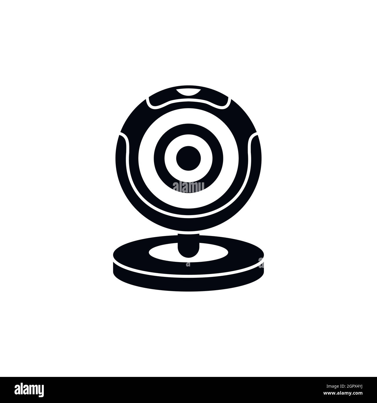Icône de la webcam, simple style Illustration de Vecteur